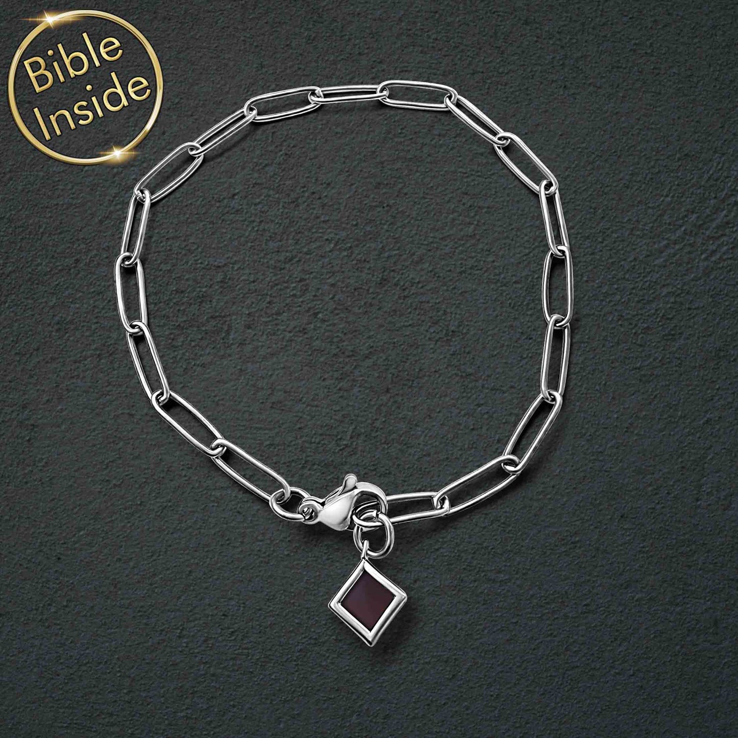 Scripture Bracelet with the Nano Bible - Link Path Bracelet