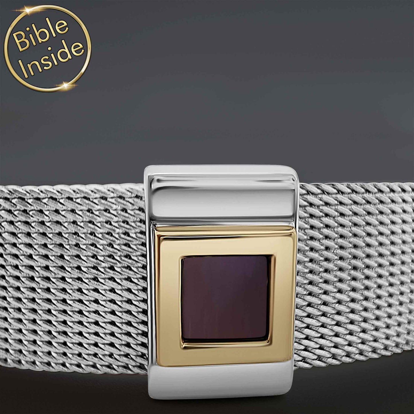 Noble Origin Bible Scripture Bracelet with Nano Bible - Elevate Your Faith in Style