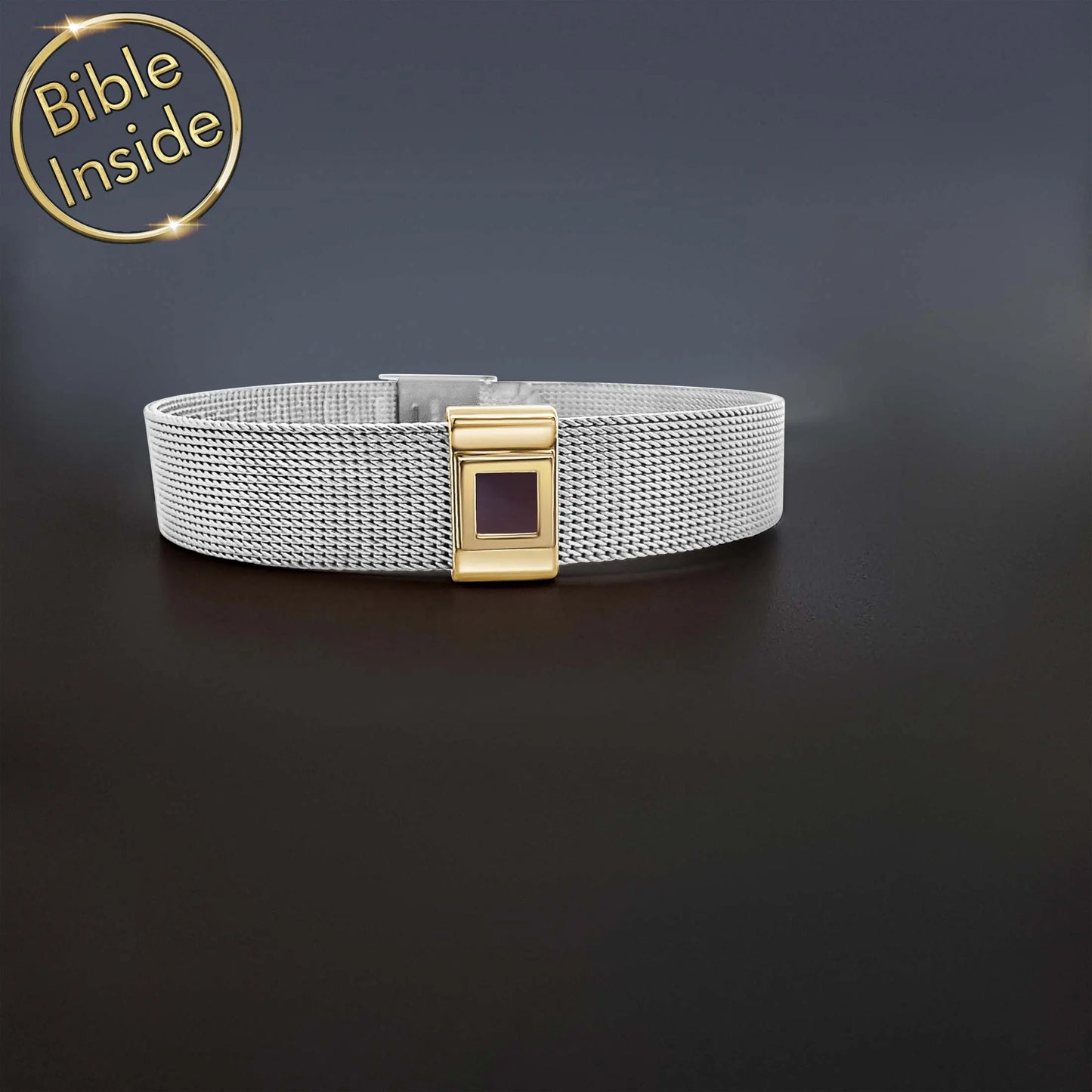 Noble Origin Bible Scripture Bracelet with Nano Bible - Elevate Your Faith in Style