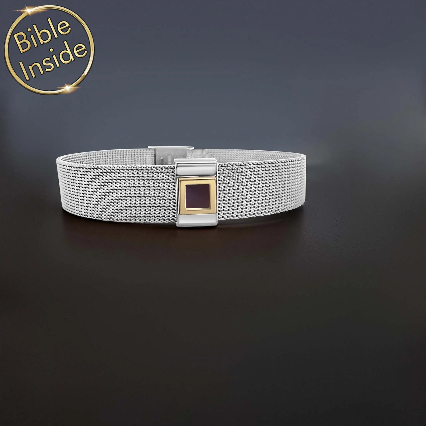 Noble Origin Bible Scripture Bracelet with Nano Bible - Elevate Your Faith in Style