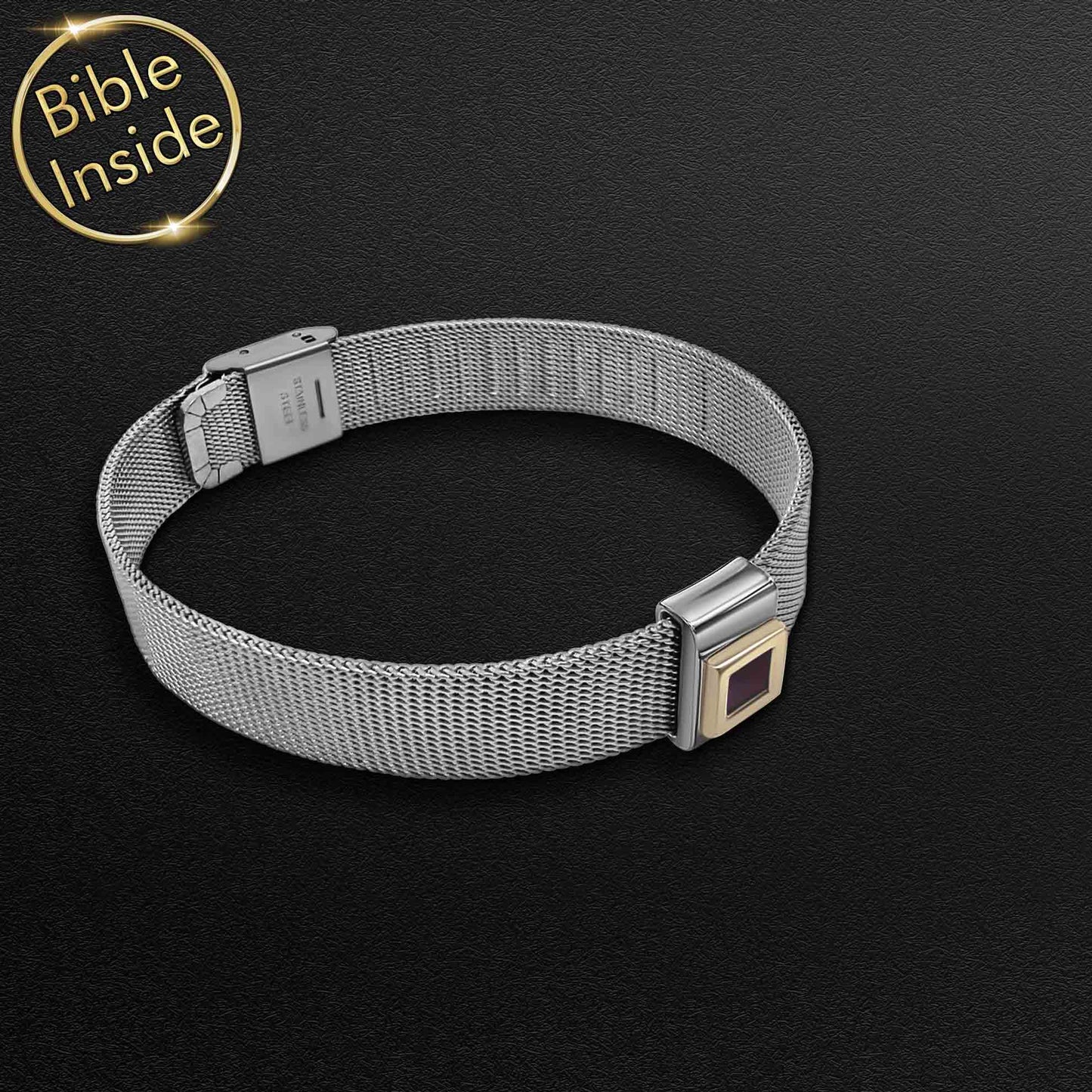 Noble Origin Bible Scripture Bracelet with Nano Bible - Elevate Your Faith in Style