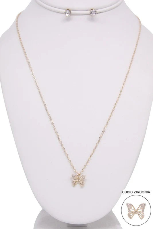 Elegant Butterfly Pendant Necklace – A Touch of Grace and Beauty