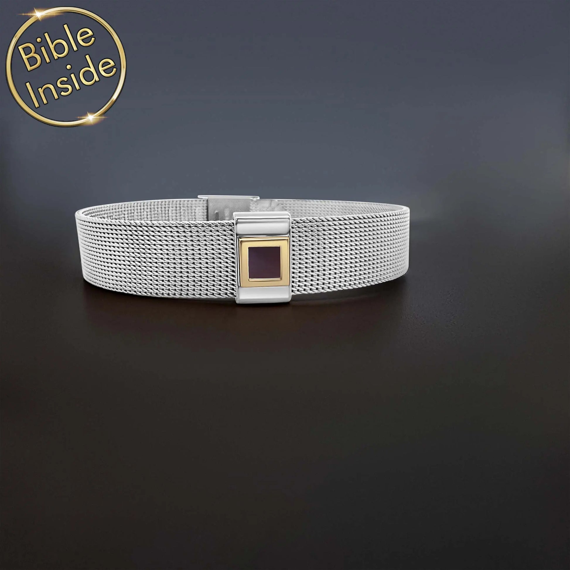 Noble Origin Bible Scripture Bracelet with Nano Bible - Elevate Your Faith in Style